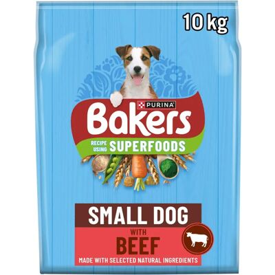 Bakers Small Dog Beef Vegetables Dry Food - 10kg Bakers Small Dog Beef Vegetables Dry Food - 10kg