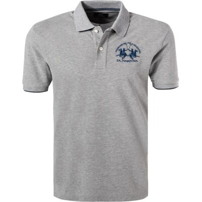 LA MARTINA Polo Shirt - grau - 4XL - Baumwoll-Piqué - Polo Shirt LA MARTINA Polo Shirt - grau - 4XL - Baumwoll-Piqué - Polo Shirt