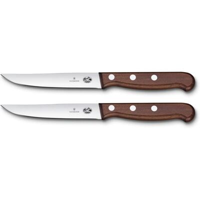Victorinox Wood 5.1200.12G Steakmesser-Set - Edelstahl, Braun Victorinox Wood 5.1200.12G Steakmesser-Set - Edelstahl, Braun