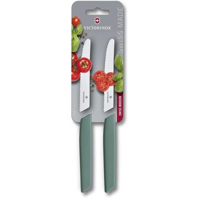 Victorinox Moderne 2 pièces Couteau de table en acier inoxydable - Couteau de cuisine Victorinox Moderne 2 pièces Couteau de table en acier inoxydable - Couteau de cuisine