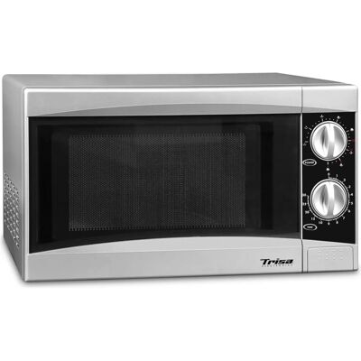 Trisa Micro Plus - 700W Mikrowelle, 17L, Grill, Silber Trisa Micro Plus - 700W Mikrowelle, 17L, Grill, Silber