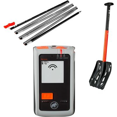 Mammut Barryvox Light Lawinen-Set - Guide, Sonde, Schaufel Mammut Barryvox Light Lawinen-Set - Guide, Sonde, Schaufel