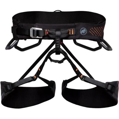 Harnais Mammut Comfort Fast Adjust - Noir/Orange de Sécurité - S Harnais Mammut Comfort Fast Adjust - Noir/Orange de Sécurité - S