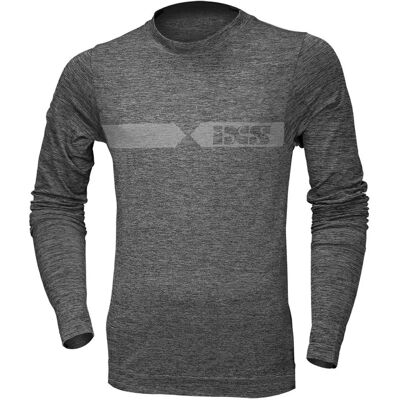 iXS X-Funk Melange Shirt Grau - Unisex Funktionsshirt iXS X-Funk Melange Shirt Grau - Unisex Funktionsshirt
