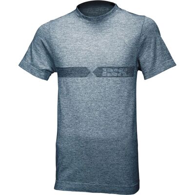 iXS Herren Funktionsshirt Melange Blau XS S iXS Herren Funktionsshirt Melange Blau XS S
