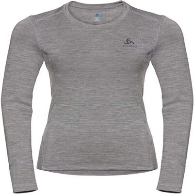 Odlo Natural 100% Mérino Chaud T-Shirt Fonctionnel Manches Longues - Femme - Publicité Odlo Natural 100% Mérino Chaud T-Shirt Fonctionnel Manches Longues - Femme - Publicité