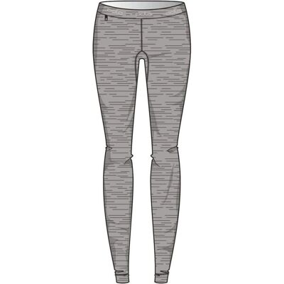 Odlo Natural 100% Merino Warm - Base layer Bottoms - Damen Grey Melange - Base Layer Odlo Natural 100% Merino Warm - Base layer Bottoms - Damen Grey Melange - Base Layer