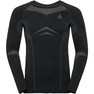 Odlo Tricou interior cu mânecă lungă Performance Evolution Warm pentru bărbați - Îmbrăcăminte termică Odlo Tricou interior cu mânecă lungă Performance Evolution Warm pentru bărbați - Îmbrăcăminte termică