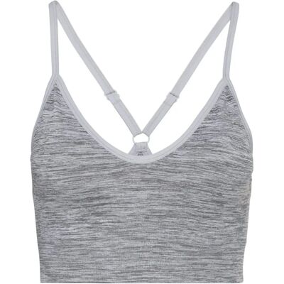 ODLO Jasnoszary Melange Padded Seamless Sport-BH - Sport-BH ODLO Jasnoszary Melange Padded Seamless Sport-BH - Sport-BH