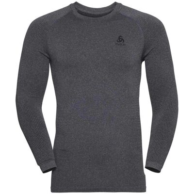 Odlo Performance Warm Eco Lange Mouw Top - Grijs - Lange mouwen Odlo Performance Warm Eco Lange Mouw Top - Grijs - Lange mouwen