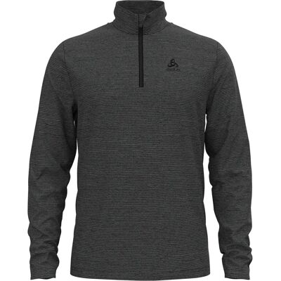 Odlo Roy - Fleece Jacket - Men's Shale Grey / Black Stripes XXL Odlo Roy - Fleece Jacket - Men's Shale Grey / Black Stripes XXL