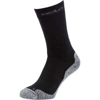 Odlo Active Warm Hiking Socken - Schwarz EU 45-47 Odlo Active Warm Hiking Socken - Schwarz EU 45-47
