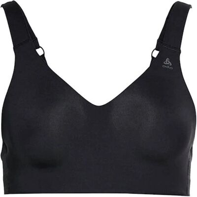 Odlo Wysokie Wsparcie Sportowy Biustonosz - Czarny - 80D Odlo Wysokie Wsparcie Sportowy Biustonosz - Czarny - 80D