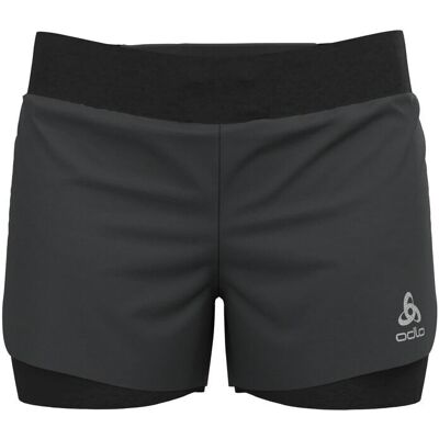 Odlo Zeroweight 3 Inch Short 2-en-1 - Trail Running - Femme - Publicité Odlo Zeroweight 3 Inch Short 2-en-1 - Trail Running - Femme - Publicité
