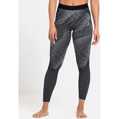Odlo Blackcomb Eco - Collants longs - Femmes - gris / noir - Publicité Odlo Blackcomb Eco - Collants longs - Femmes - gris / noir - Publicité