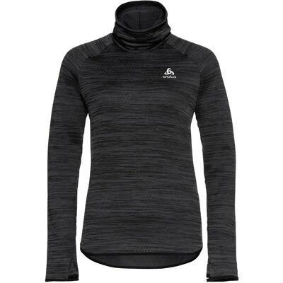 Odlo Damen Black Fleece Run Easy Warm Pullover - Run Easy Warm Odlo Damen Black Fleece Run Easy Warm Pullover - Run Easy Warm