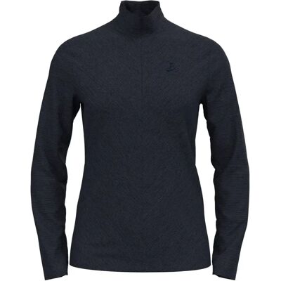 Odlo Blaue Midlayer - Half Zip Ski Top für Damen Odlo Blaue Midlayer - Half Zip Ski Top für Damen