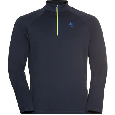 Odlo Besso 1/2 Zip Middenlaag (542472) - donker saffier Odlo Besso 1/2 Zip Middenlaag (542472) - donker saffier
