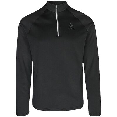 ODLO - Besso Mid Layer - Zip Demi - Noir - Couche intermédiaire - Publicité ODLO - Besso Mid Layer - Zip Demi - Noir - Couche intermédiaire - Publicité