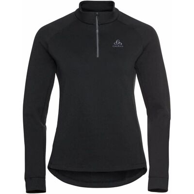 Odlo Schwarzer Mid Layer mit Halb-Reißverschluss Odlo Schwarzer Mid Layer mit Halb-Reißverschluss
