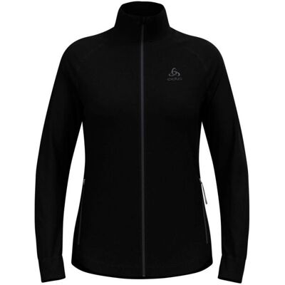 Odlo Damen Mid Layer Full Zip BERRA - weiblich - Schwarz - S - Mid Layer Jacke Odlo Damen Mid Layer Full Zip BERRA - weiblich - Schwarz - S - Mid Layer Jacke