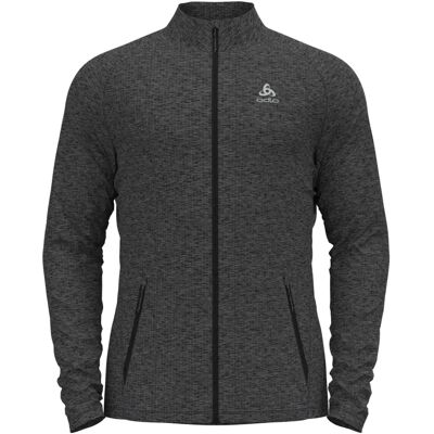 Odlo Homme Couche Intermédiaire Grise - Vêtements d'Hiver pour Trekking - Publicité Odlo Homme Couche Intermédiaire Grise - Vêtements d'Hiver pour Trekking - Publicité