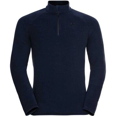 Odlo Rigi Mid Layer - Demi-Zip - Homme - Bleu - XL Odlo Rigi Mid Layer - Demi-Zip - Homme - Bleu - XL