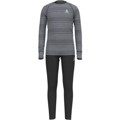 Odlo Active Warm Eco Set - Funktionsunterwäsche - Kind Schwarz / Grau Melange Odlo Active Warm Eco Set - Funktionsunterwäsche - Kind Schwarz / Grau Melange