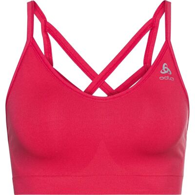 Odlo Seamless Soft - Sport-BH - Damen Paradise Pink / Grey Melange XS Odlo Seamless Soft - Sport-BH - Damen Paradise Pink / Grey Melange XS