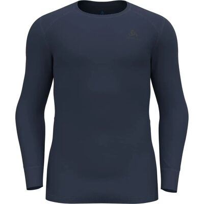 Odlo Heren Blauw Active Warm Eco T-Shirt Maat S - T-Shirt Odlo Heren Blauw Active Warm Eco T-Shirt Maat S - T-Shirt