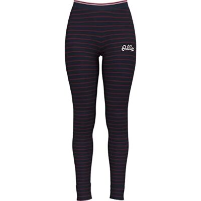 Odlo Kobiety Active Warm Originals Eco - Rajstopy - Niebieskie Odlo Kobiety Active Warm Originals Eco - Rajstopy - Niebieskie