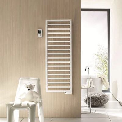 Radiateur électrique Zehnder Subway - Design Blanc - 600x1291mm - Publicité Radiateur électrique Zehnder Subway - Design Blanc - 600x1291mm - Publicité