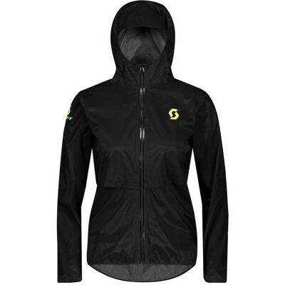 Scott Black Yellow Waterproof Running Jacket - Lightweight, Breathable, Athletically Fitted - Jacket Scott Black Yellow Waterproof Running Jacket - Lightweight, Breathable, Athletically Fitted - Jacket
