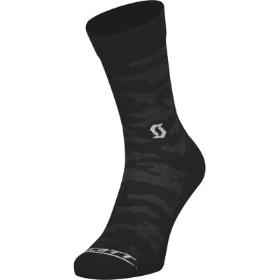 Scott Merino Trail Camo Crew Socken - Unisex - Schwarz - Dunkelgrau Scott Merino Trail Camo Crew Socken - Unisex - Schwarz - Dunkelgrau