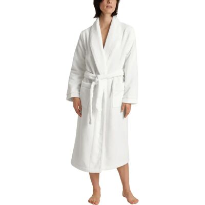 Calida Blanc Modèle - Peignoir Cozy Shower Calida Blanc Modèle - Peignoir Cozy Shower