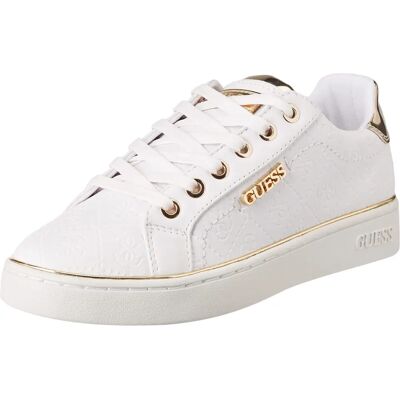 Baskets blanches Guess - Modèle FL5BEKFAL12 - Chaussures décontractées - Publicité Baskets blanches Guess - Modèle FL5BEKFAL12 - Chaussures décontractées - Publicité