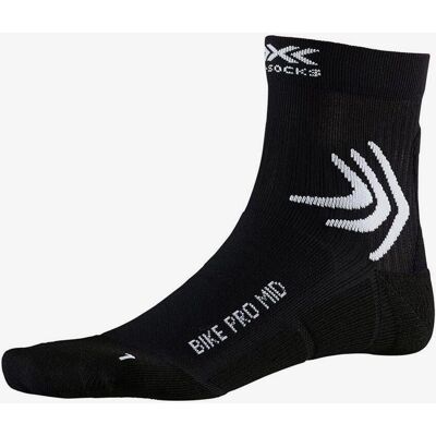 X-SOCKS Bike Pro Mid Socken Schwarz EU 35-38 X-SOCKS Bike Pro Mid Socken Schwarz EU 35-38