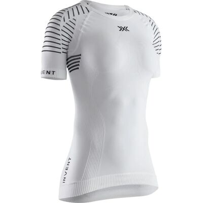 X-BIONIC Women’s Shirt INVENT 4.0 LT - Sport Top, White/Gray, XL X-BIONIC Women’s Shirt INVENT 4.0 LT - Sport Top, White/Gray, XL