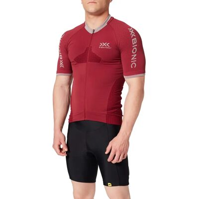 X-Bionic Jersey de ciclismo Invent 4.0 para hombre - Rojo - Maillot X-Bionic Jersey de ciclismo Invent 4.0 para hombre - Rojo - Maillot