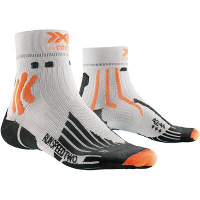 X-Bionic Run Speed Two 4.0 Pomarańczowy Biały - Skarpety X-Bionic Run Speed Two 4.0 Pomarańczowy Biały - Skarpety