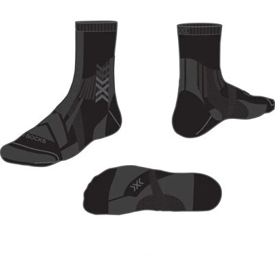 X-Socks Hike Expert Silver Crew - Calzini neri X-Socks Hike Expert Silver Crew - Calzini neri