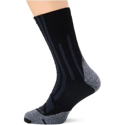 X-Socks Calcetines deportivos de trekking de doble capa - Negro/Carbón - 35-38 X-Socks Calcetines deportivos de trekking de doble capa - Negro/Carbón - 35-38