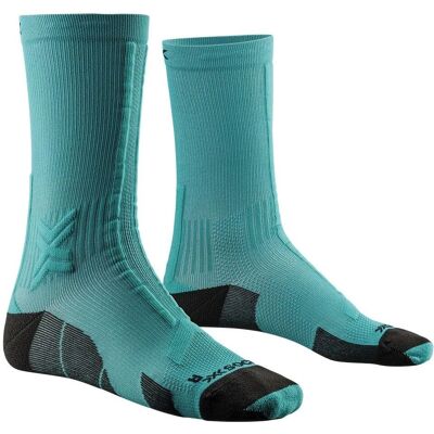 Xsocks Trail Run Discover Crew - Green - Crew Socks - Running Gear Xsocks Trail Run Discover Crew - Green - Crew Socks - Running Gear