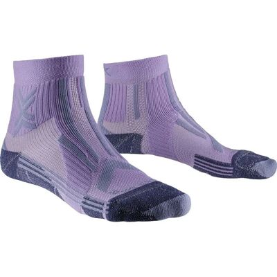Medias X-Socks Trailrun Perform - Orquídea/Azul - 35-36 Medias X-Socks Trailrun Perform - Orquídea/Azul - 35-36