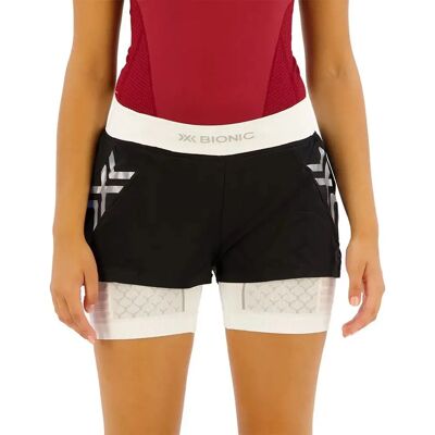 X-Bionic Szorty Do Biegania 2 W 1 Twyce Race weiss - Pantaloncini da corsa X-Bionic Szorty Do Biegania 2 W 1 Twyce Race weiss - Pantaloncini da corsa