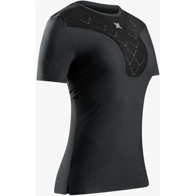 Maglietta CoreFusion Run a manica corta nera donna - Abbigliamento sportivo Maglietta CoreFusion Run a manica corta nera donna - Abbigliamento sportivo