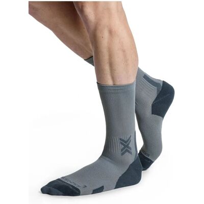 X Bionic Calcetines X-Bionic Run Discover Crew - Calcetines gris oscuro - Calzado para correr X Bionic Calcetines X-Bionic Run Discover Crew - Calcetines gris oscuro - Calzado para correr