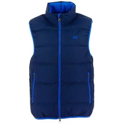La Martina S Veste sans manches bleue - Veste La Martina S Veste sans manches bleue - Veste