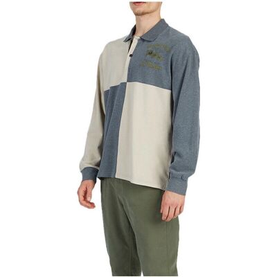 La Martina Modèle UMP312JS005-B1225 - Polo à manches longues en jersey lourd La Martina Modèle UMP312JS005-B1225 - Polo à manches longues en jersey lourd
