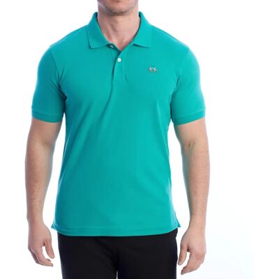La Martina Slim Fit Groene Polo - Polo Shirt La Martina Slim Fit Groene Polo - Polo Shirt